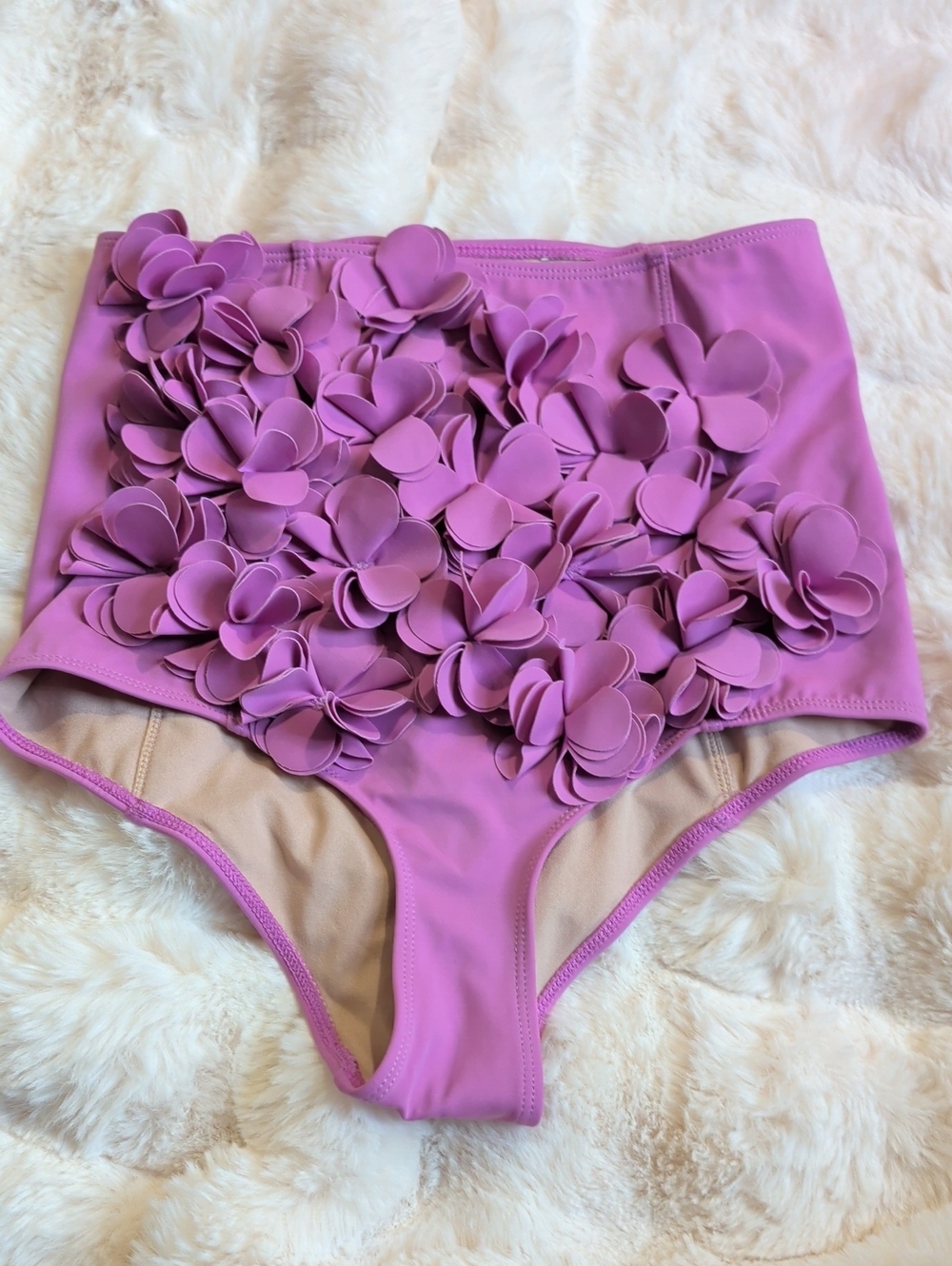 Kortni jeane 3D floral bottoms Lilac Purple 💜 XS